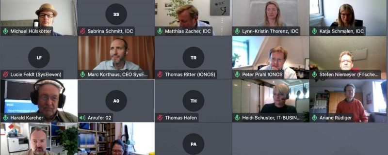 IDC-Pressetalk zum Thema Cloud Computing in Deutschlang